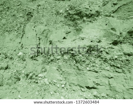 Khaki layer of soil from the Dead Sea
