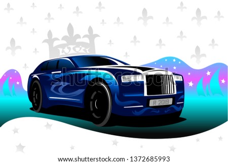 Car King Lifestyle Icon Car vector