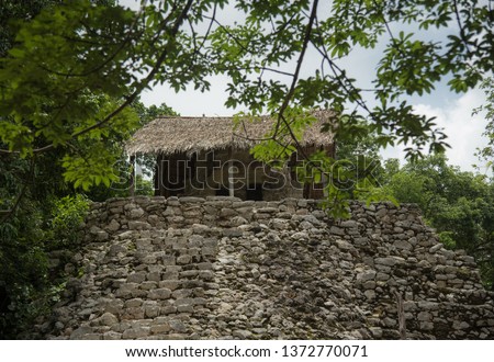 Coba archaeological mayan site