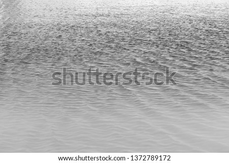 Gray ocean with ripples                           