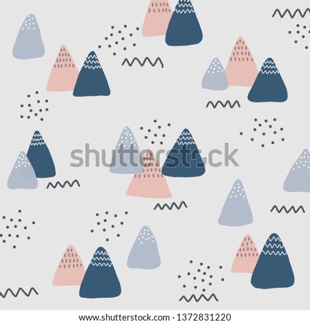 Hand draw creative abstract background