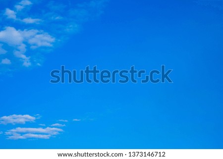 blue sky and cloud nobody image