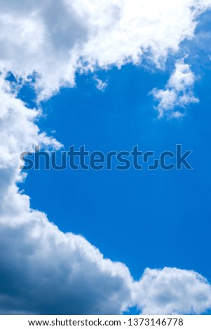 blue sky and cloud nobody image