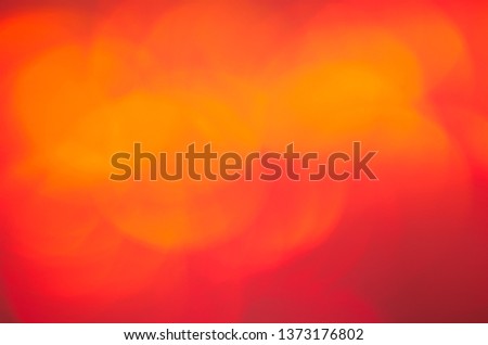 Christmas Background. Abstract Red-Golden Background With Bokeh Effect