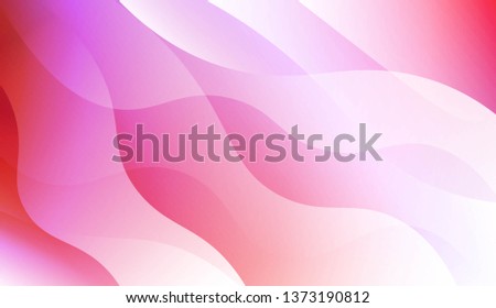 Vibrant And Smooth Gradient Soft Colors Wave Geometric Shape. For Cover Page, Poster, Banner Of Websites. Vector Illustration