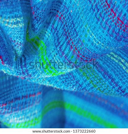 texture, background, pattern, postcard, fabric blue turquoise striped red-blue green lines, Brand: Very light elastic knit, light sheen, Translucent: suitable for your projects,