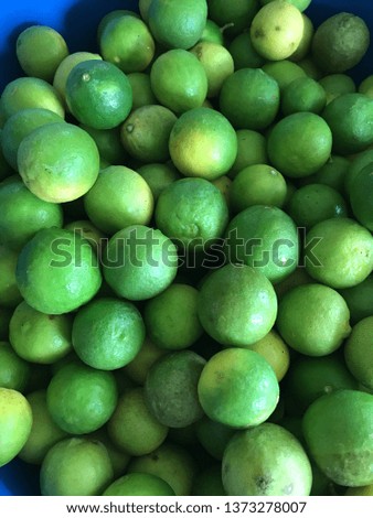 Green Lemons, lime