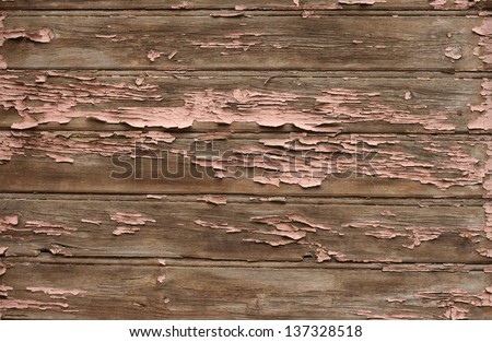 the background from old painted planks