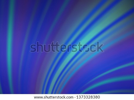 Light BLUE vector blurred shine abstract template. An elegant bright illustration with gradient. A new texture for your design.