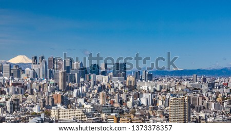 Blue sky and buildings