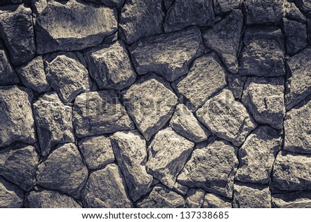 Vintage background of stone wall texture