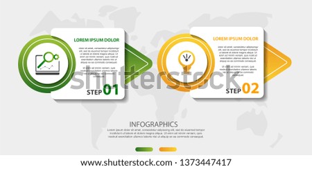 Vector infographic 3D template for two arrow, diagram, graph, presentation and circles. Business concept with 2 options. For content, flowchart, steps, parts, timeline, workflow, chart. EPS10