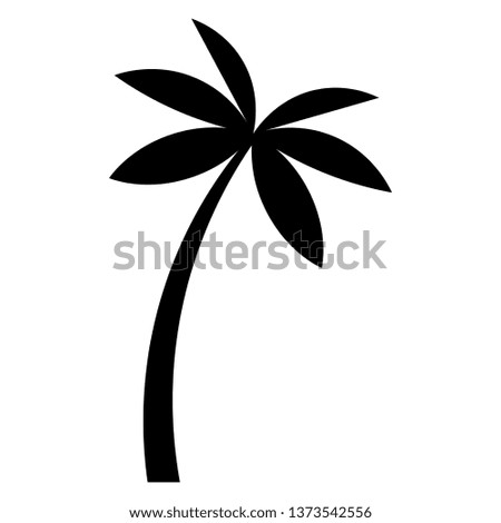 Palm icon. Palm travel logo