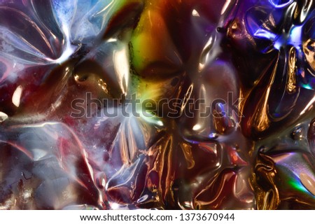 A real abstract photo with an interesting light effect. Soft matte texture and variety of color shades