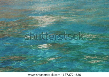Texture - fresh green transparent water, Adriatic sea