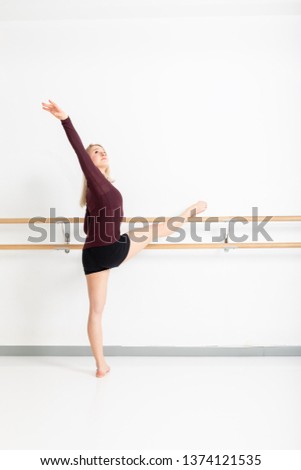 An image of a female dancer on the pole