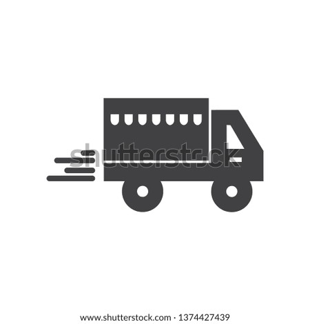 delivery car icon- Editable delivery car vector icon for website or mobile.