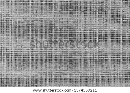 White burlap woven texture seamless. grey jute background close up macro