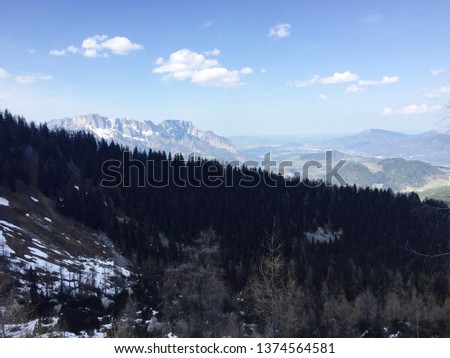 Views of the Bavarian Alps near the Berghof in Berchtesgaden, Bavaria