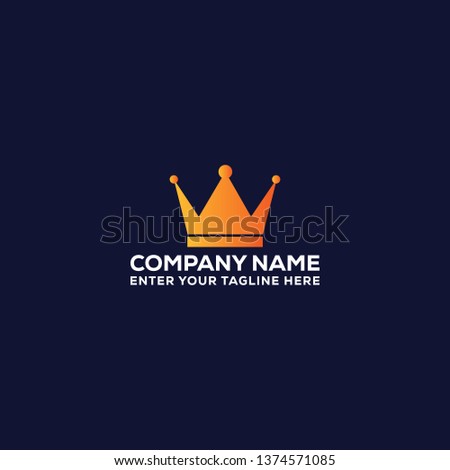 Crown Abstract Logo/ Icon Design