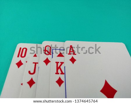 playing cards poker combinations