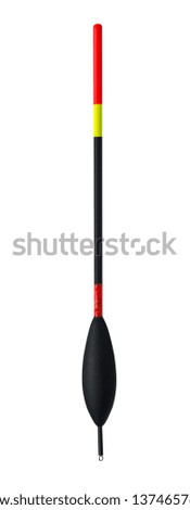 fishing float isolated on white background .colorful image for sites, banners, fishing shop, brochures.