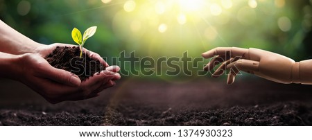 Green Planet in Your Hands. Save Earth. Environment Concept