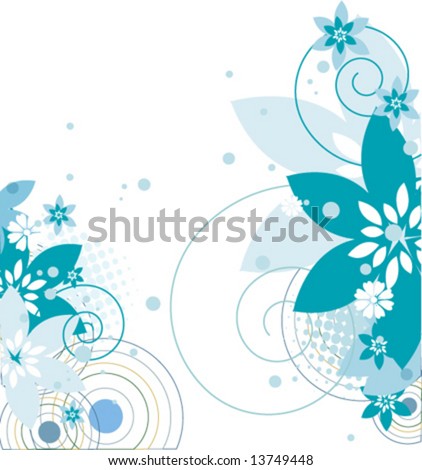 vector floral background