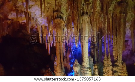 Dripstones in Bulgarian Cave
