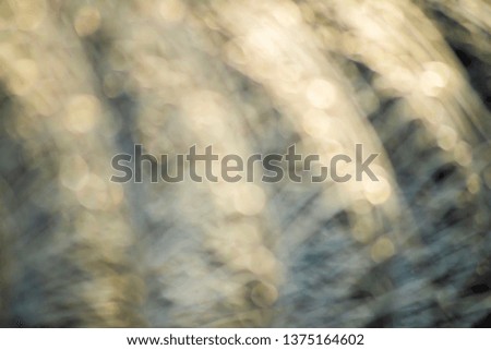 A bright abstract photo of a splash Light saver close-up.