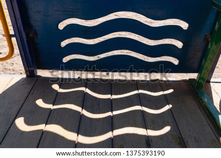 abstract old background with wooden flooring with stripes of shadow.Wallpaper design