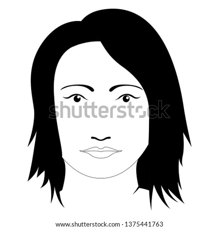 Isolated hipster girl avatar. Vector illustration design