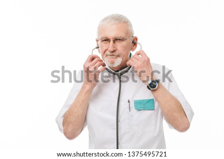 Retirement Retired Old Man With White Hair In Hospital Images And