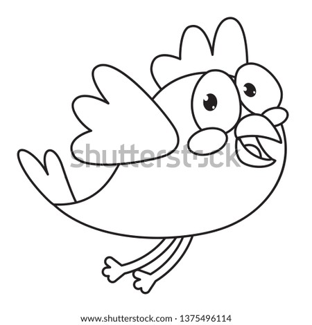 Vector Illustration Of Coloring Page