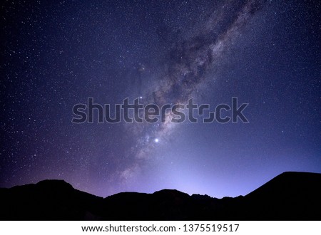 Milky storm in Cordillera de Los Andes