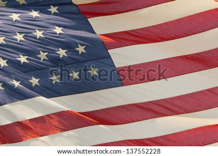 Usa American flag stars and stripes