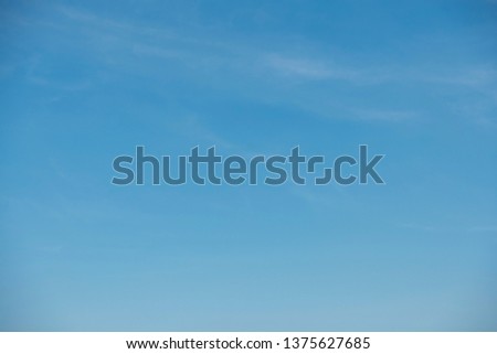 Blue sky in summer for background
