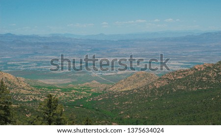 View from the mountains  Royalty-Free Stock Photo #1375634024
