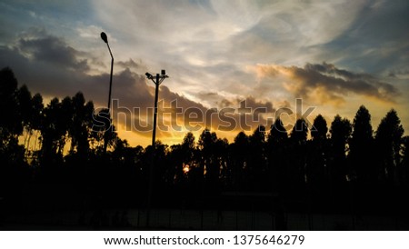 golden twilight, Indonesia
