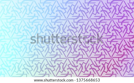 Art deco geometric pattern with Modern pastel color Gradient Design. For Greeting Card, Flyer, Poster, Brochure, Banner Calendar. Vector Illustration.
