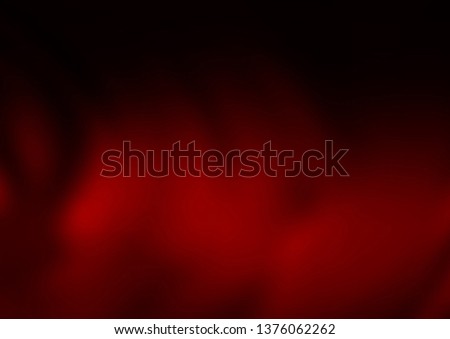 Dark Red vector abstract blurred template. Modern geometrical abstract illustration with gradient. The elegant pattern for brand book.