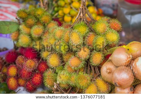 Fruits in Cayenne market, Guyana, Cayenne, France