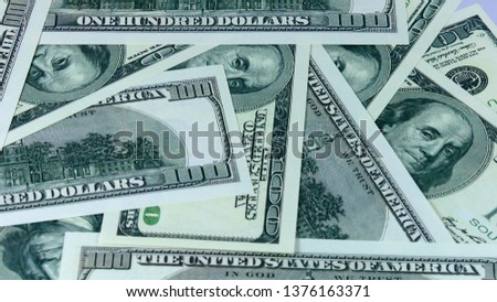 Rotating background of money dollars usa close up
