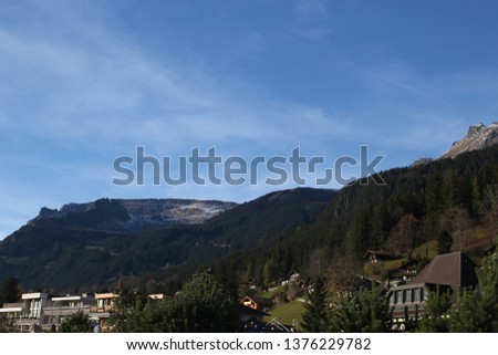 Beautiful landscape at Grindelwald, Switzerland, Europe