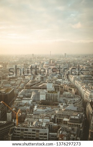 city of london from above