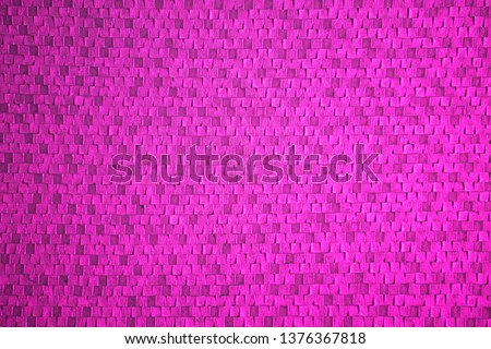 abstract pink square pixel mosaic wall background and texture