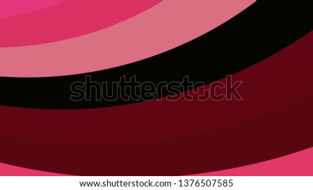 Pink and Black Curved Stripes Background Image