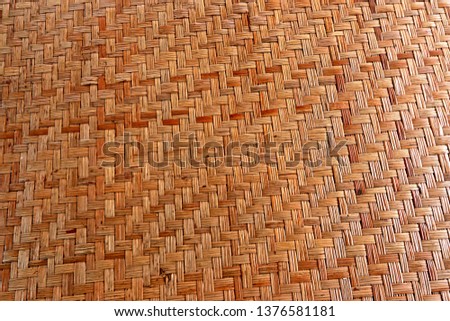 Bamboo weave floor