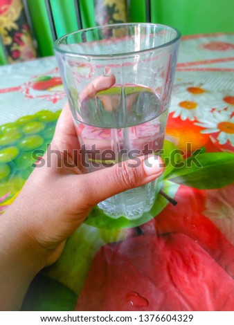 A Glass With Pure Water