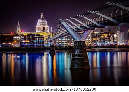 Long Exposure photograph of St Pauls Catherdral in London. 